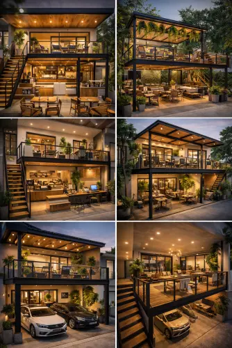 Mezannine Cafe Modern di Pademangan Barat
