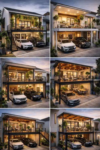Mezannine Teras Rumah Keren di Pademangan Barat